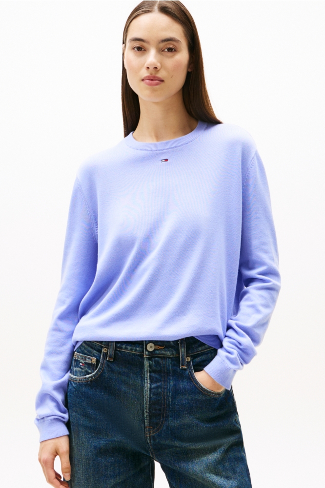 TJW ESSENTIAL CREW S DW0DW20159 C5Z VINTAGE IRIS